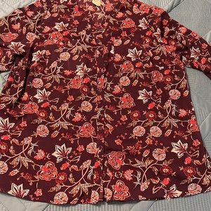 3/4 sleeves button shirt